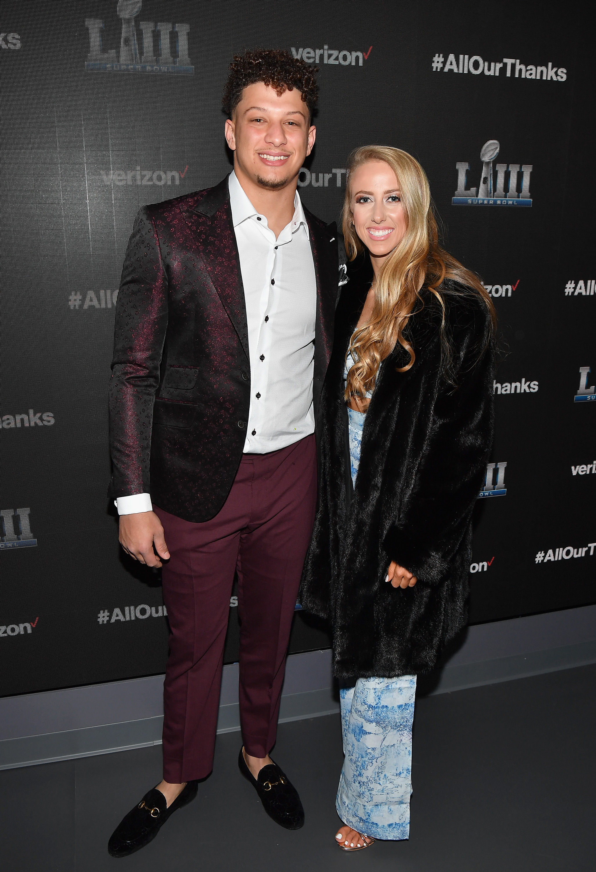 Patrick Mahomes II and Brittany Mahomes attend the world premiere event for "The Team That Wouldn't Be Here" documentary on January 31, 2019, in Atlanta, Georgia. | Source: Getty Images