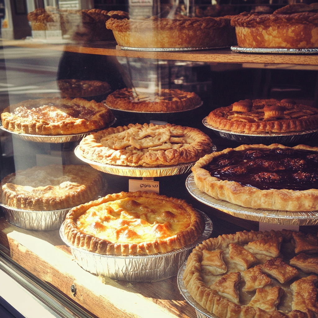 Pies at a bakery | Source: Midjourney