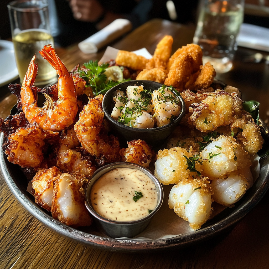 A seafood platter | Source: Midjourney