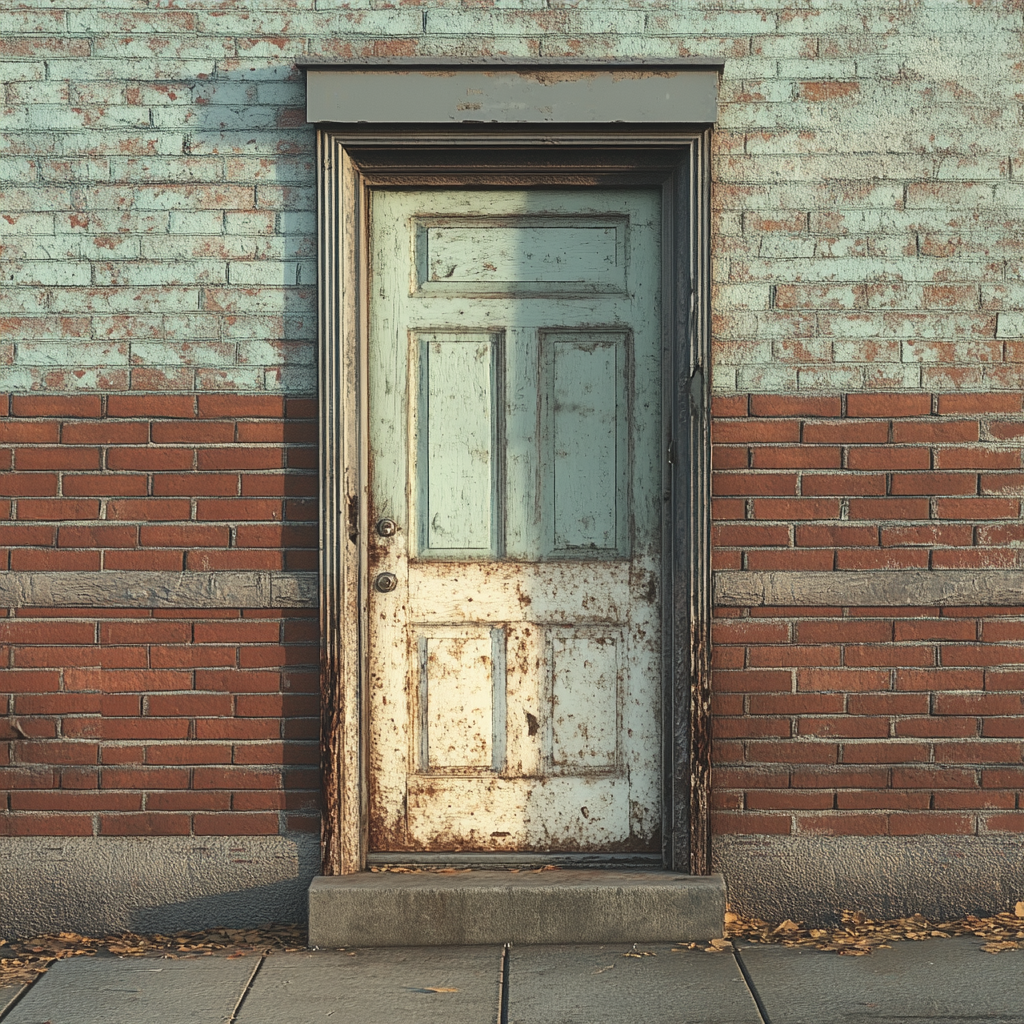 The front door of a house | Source: Midjourney