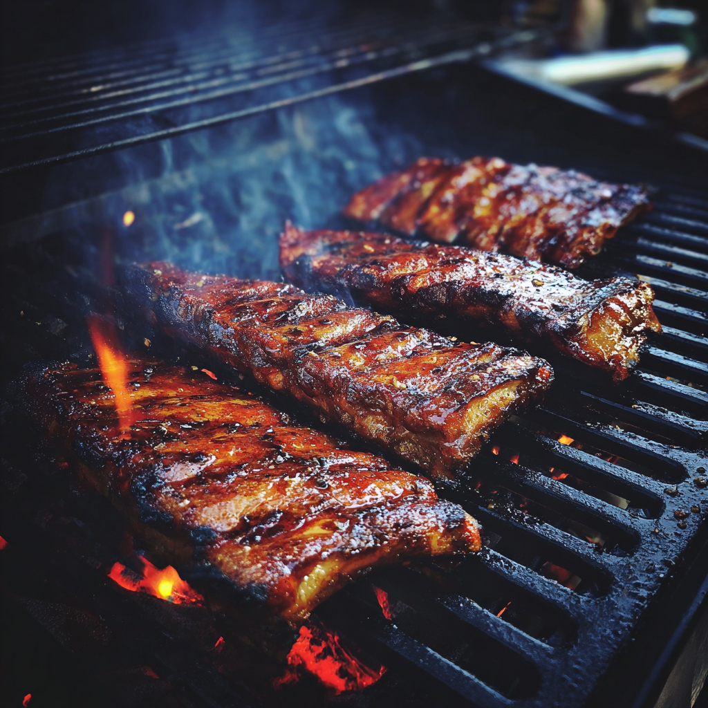 Ribs on a barbecue | Source: Midjourney