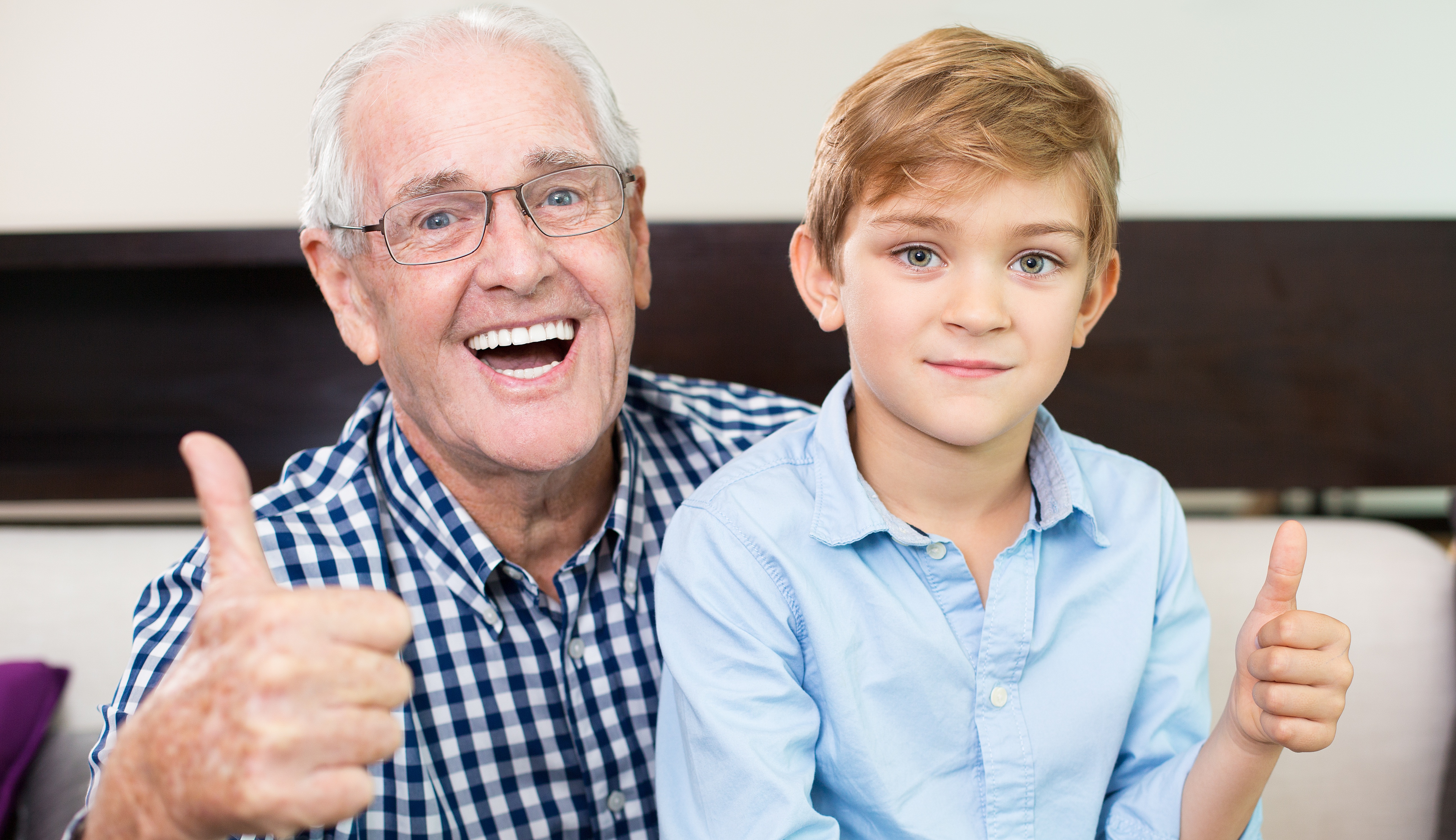 A happy grandfather with his grandson | Source: Freepik