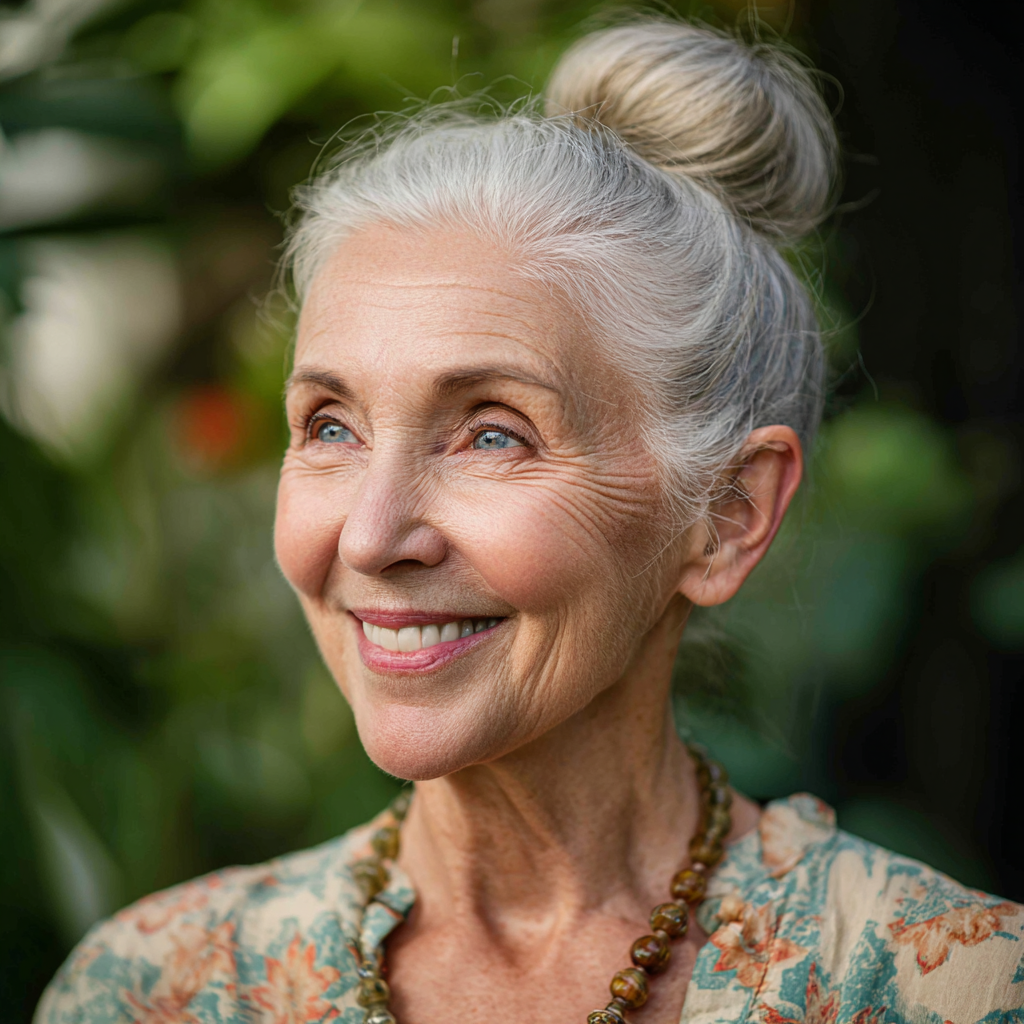 A kind elderly lady | Source: Midjourney