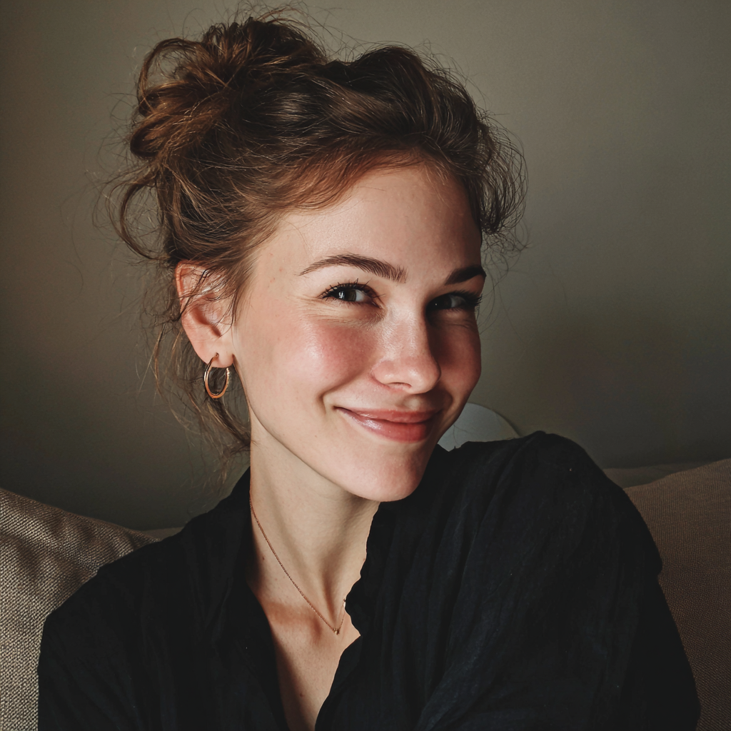 A close-up of a smiling woman | Source: Midjourney