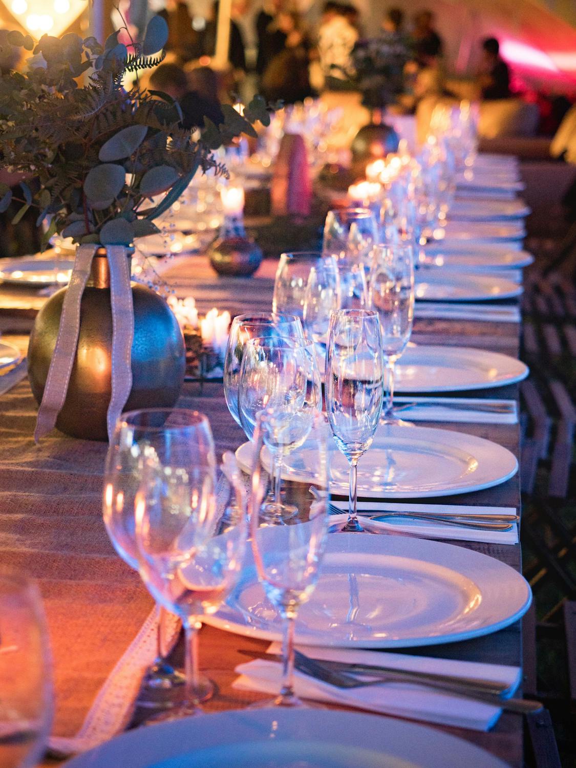A table at a wedding reception | Source: Pexels