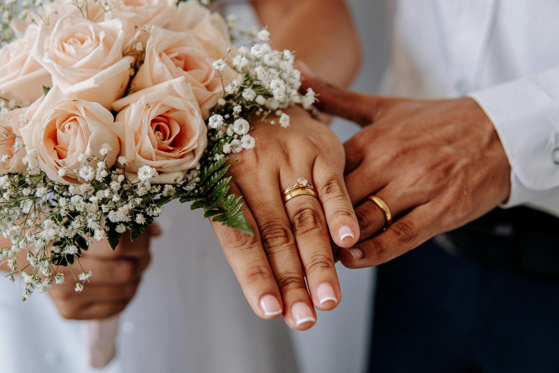A couple at their wedding | Source: Pexels