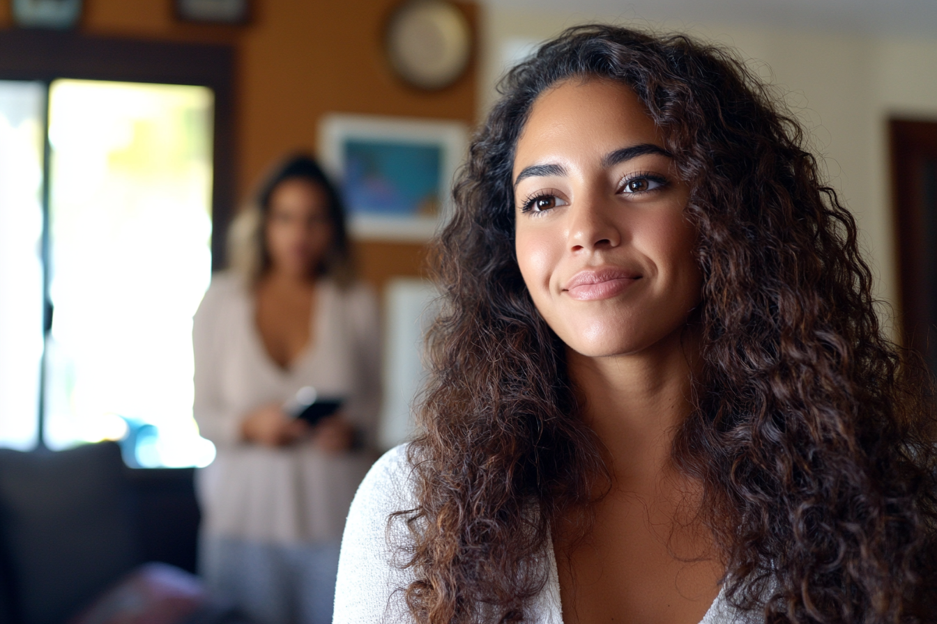 Une femme souriante | Source : Midjourney