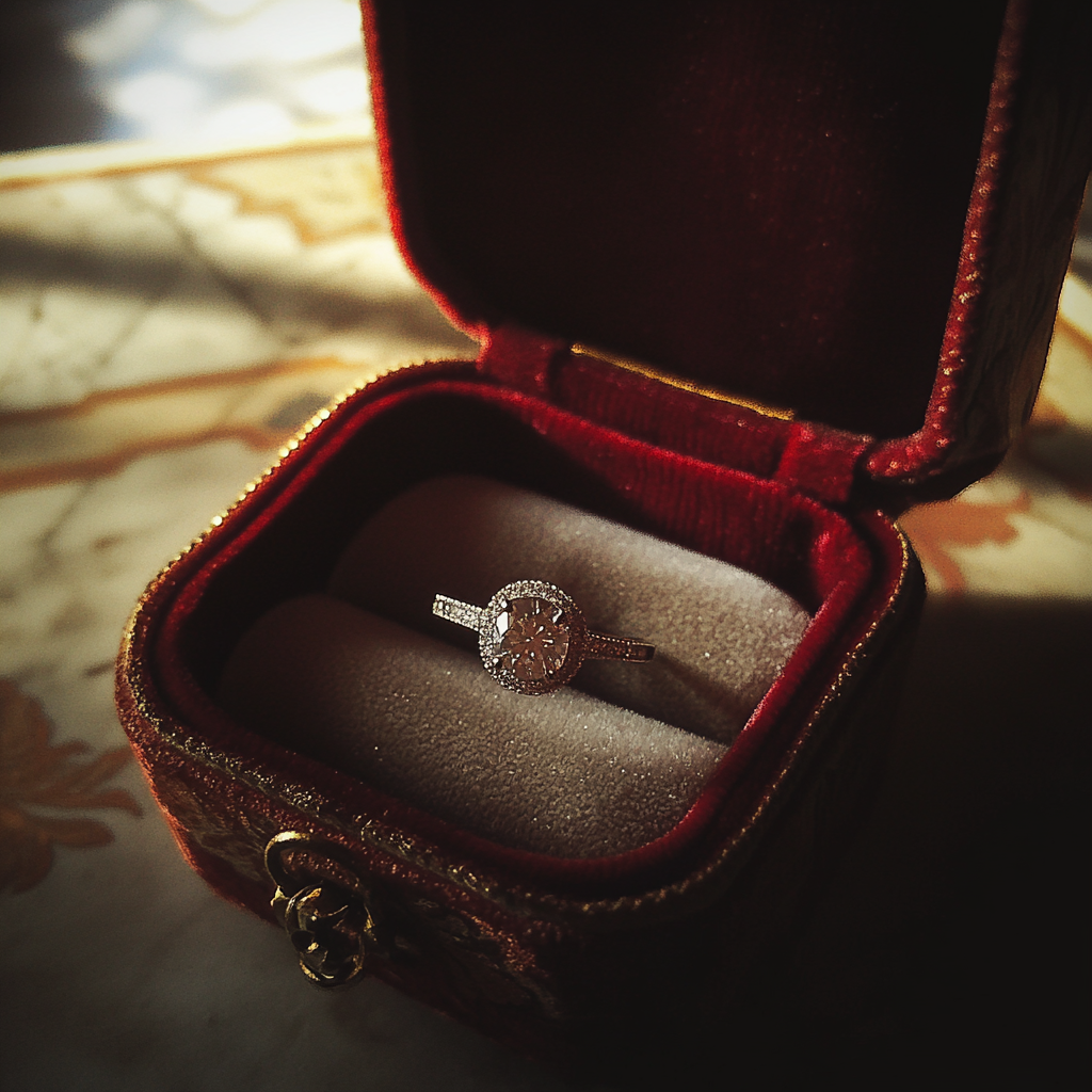 A ring in a box | Source: Midjourney