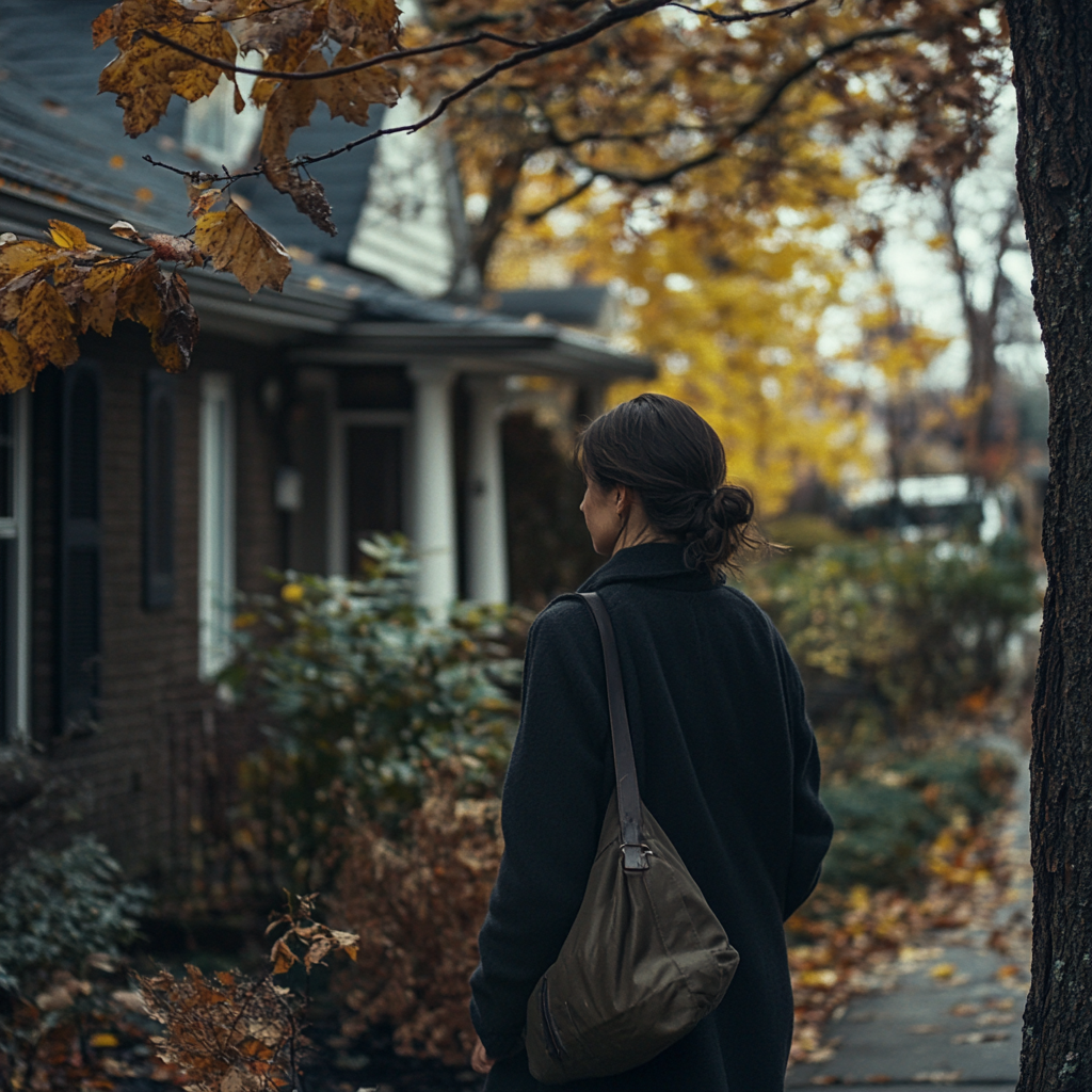 A woman coming home ⏐ Source: Midjourney