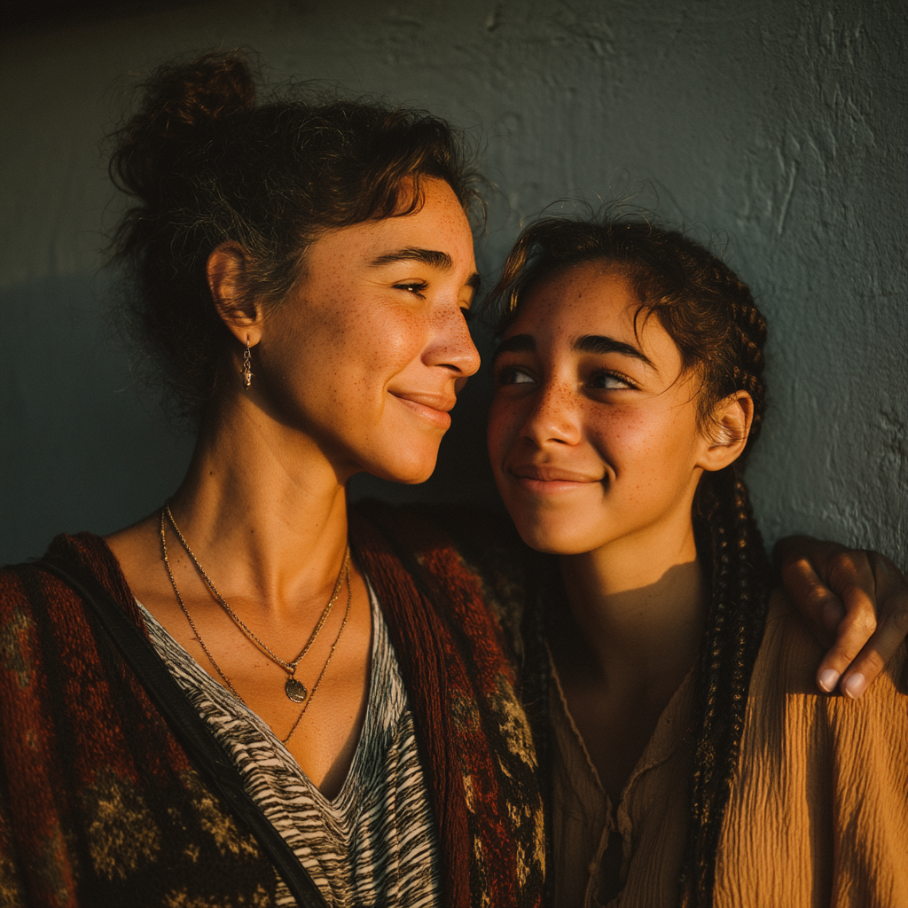 A happy mother and daughter | Source: Midjourney
