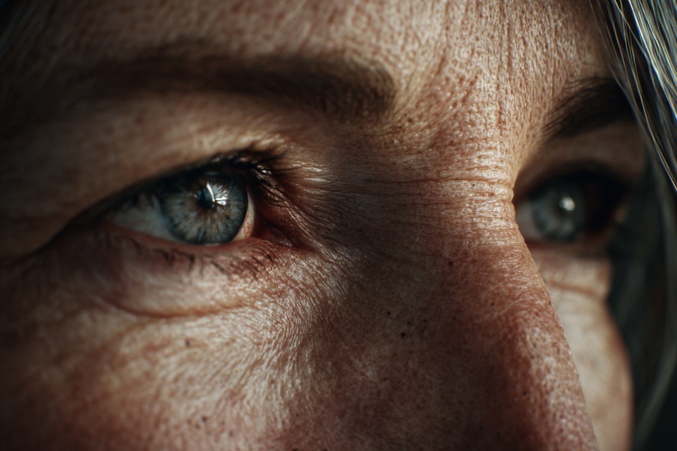 A close-up shot of a woman's eyes | Source: Midjourney