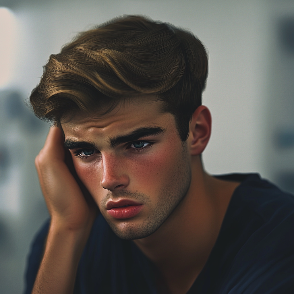 An anxious young man | Source: Midjourney