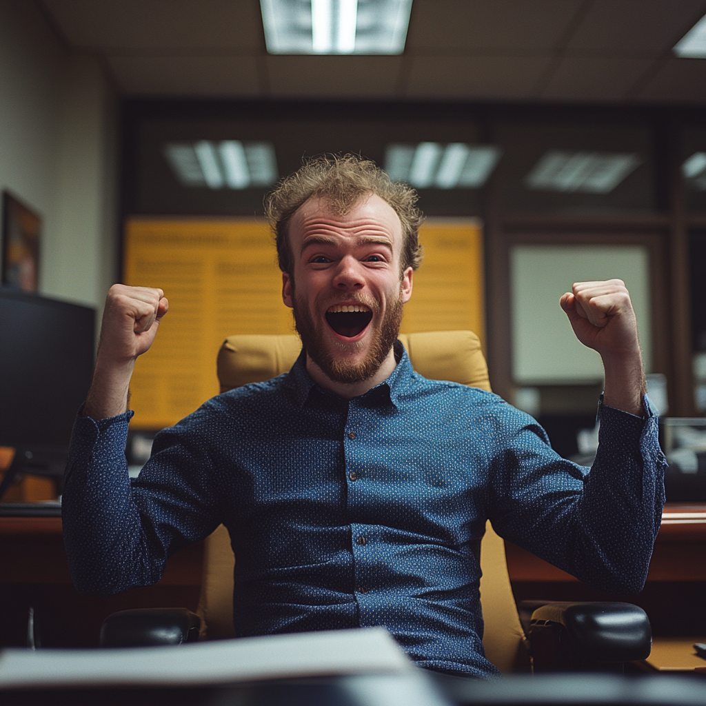 An excited man | Source: Midjourney