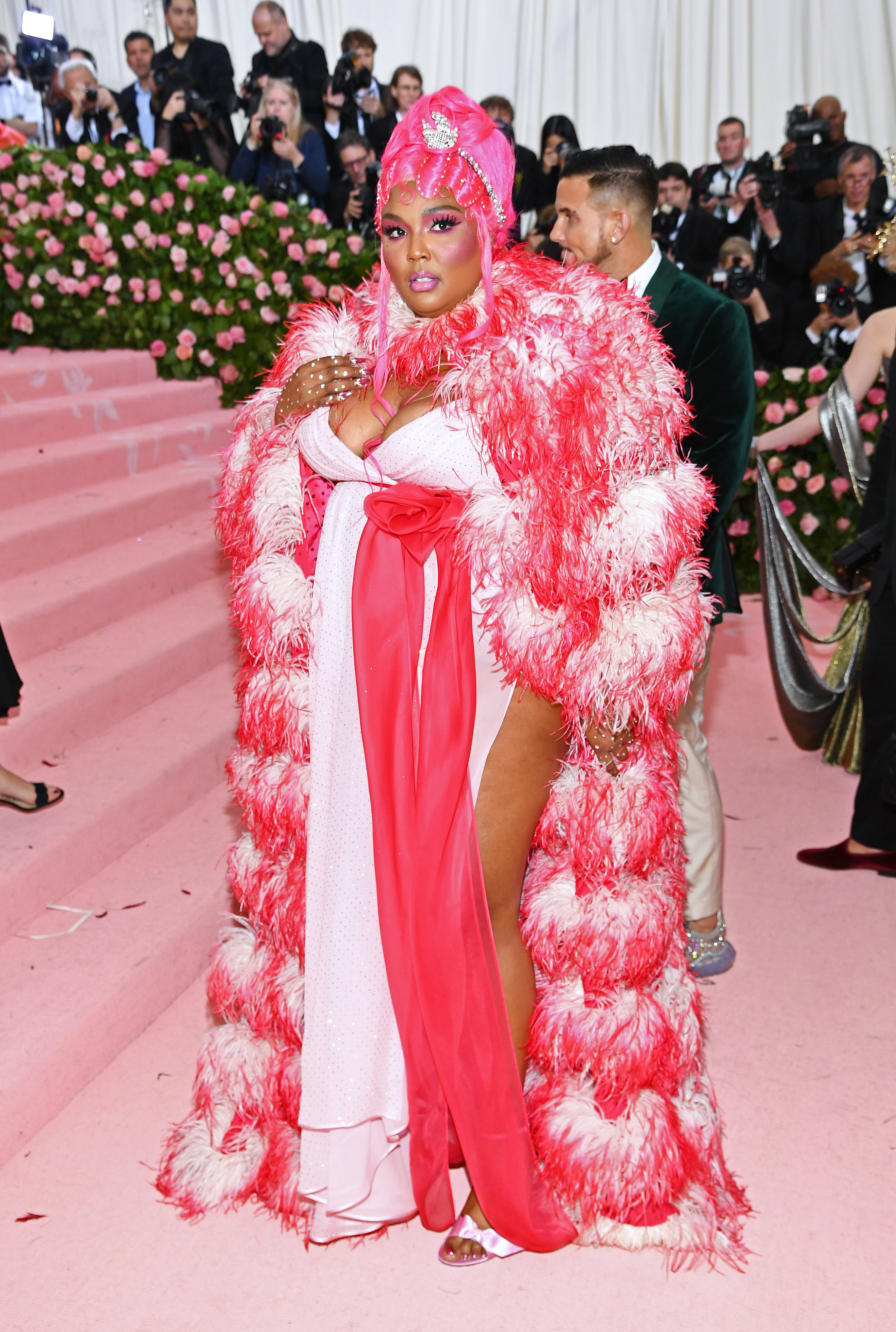 Lizzo attends The 2019 Met Gala Celebrating Camp: Notes on Fashion at Metropolitan Museum of Art on May 06, 2019 in New York City. | Source: Getty Images