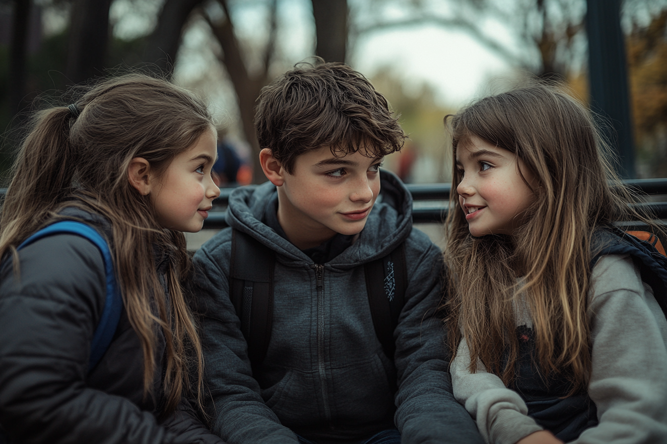 Siblings talking | Source: Midjourney