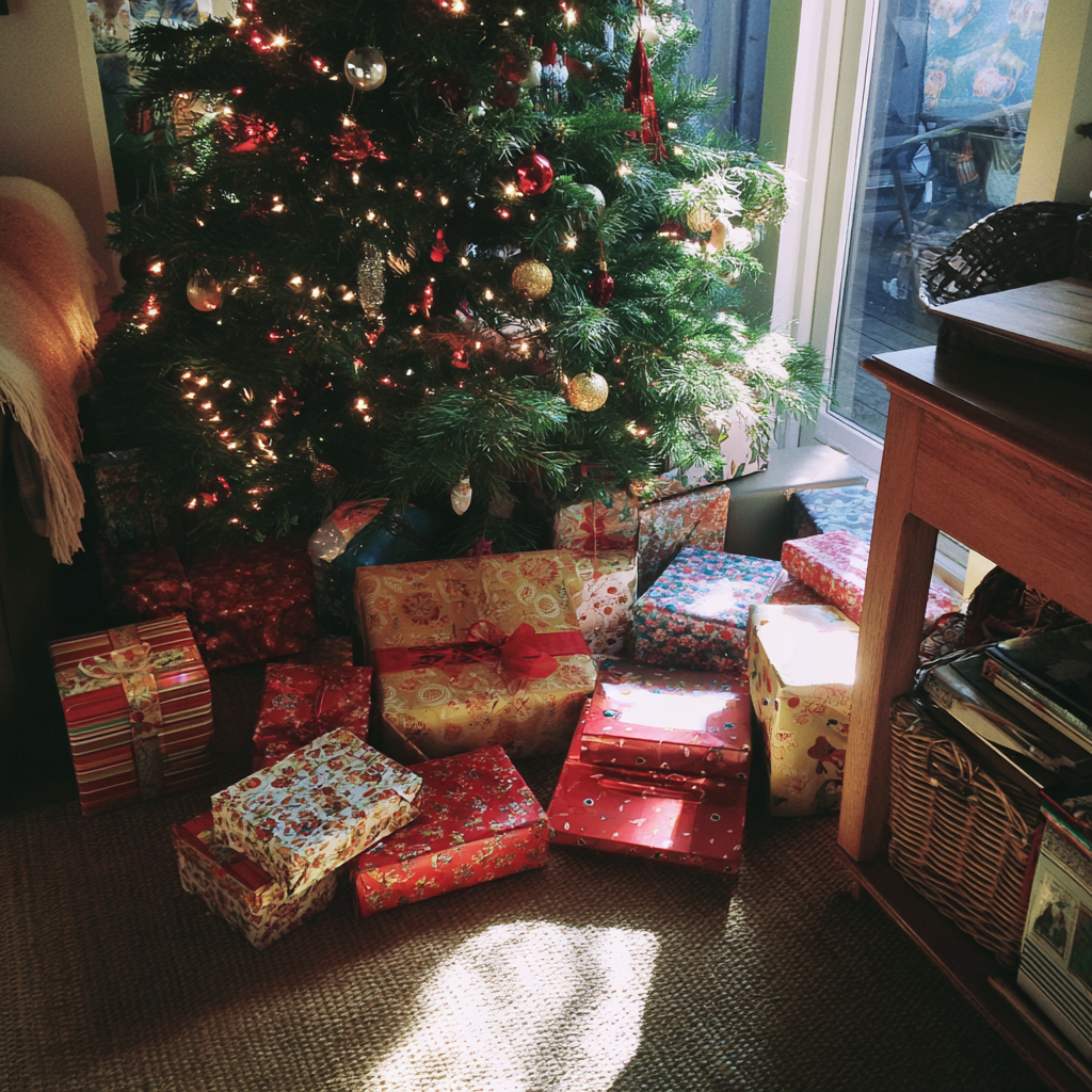 Presents under a Christmas tree | Source: Midjourney