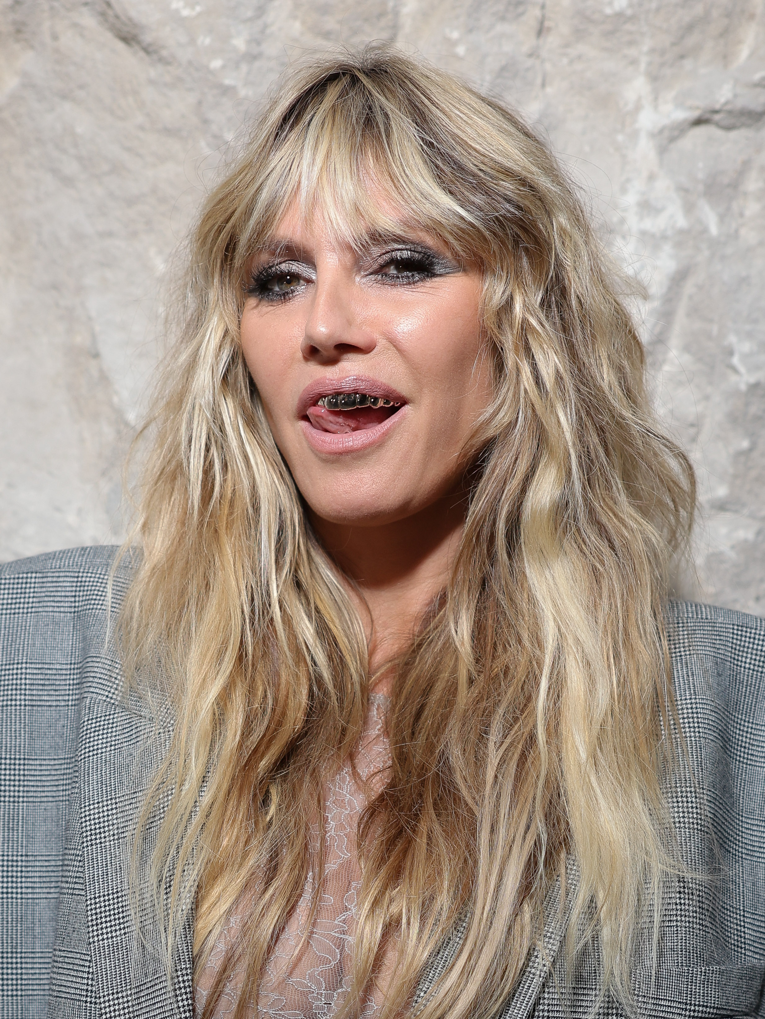 Heidi Klum attends the VETEMENTS Womenswear Spring/Summer 2026 show as part of Paris Fashion Week on October 3, 2025, in Paris, France. | Source: Getty Images