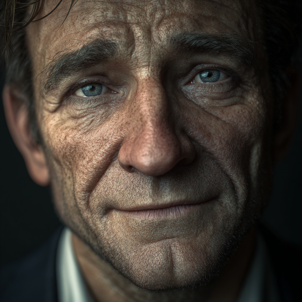 A man with a hearty smile | Source: Midjourney