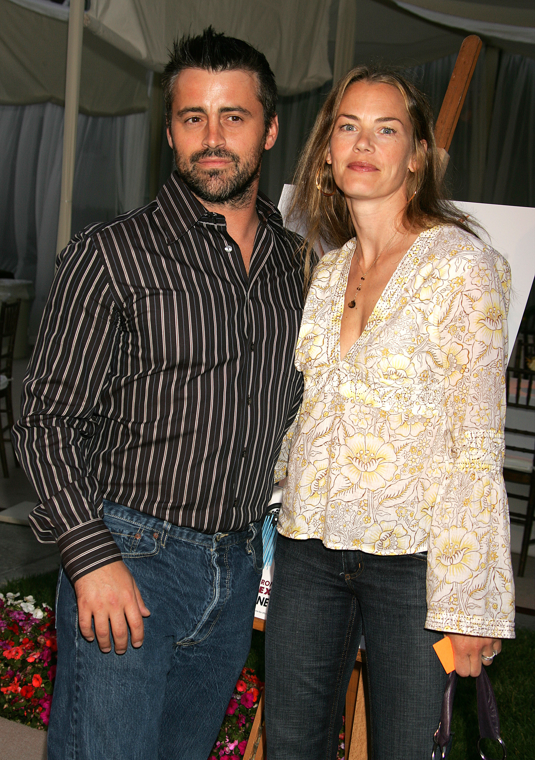 Matt LeBlanc and Melissa McKnight attend the HBO Los Angeles premiere of "The Comeback," 2005 | Sources: Getty Images