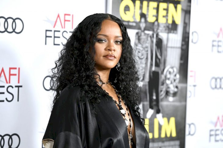 Rihanna at the "Queen &amp; Slim" Premiere at AFI FEST 2019 presented by Audi at the TCL Chinese Theatre on November 14, 2019 in Hollywood, California. | Photo by Frazer Harrison/Getty Images