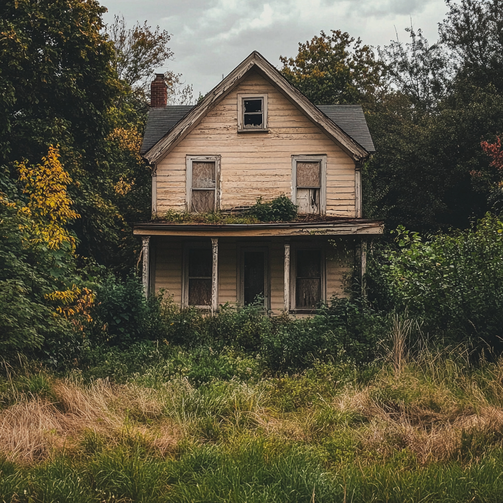 An abandoned house with an overgrown garden | Source: Midjourney