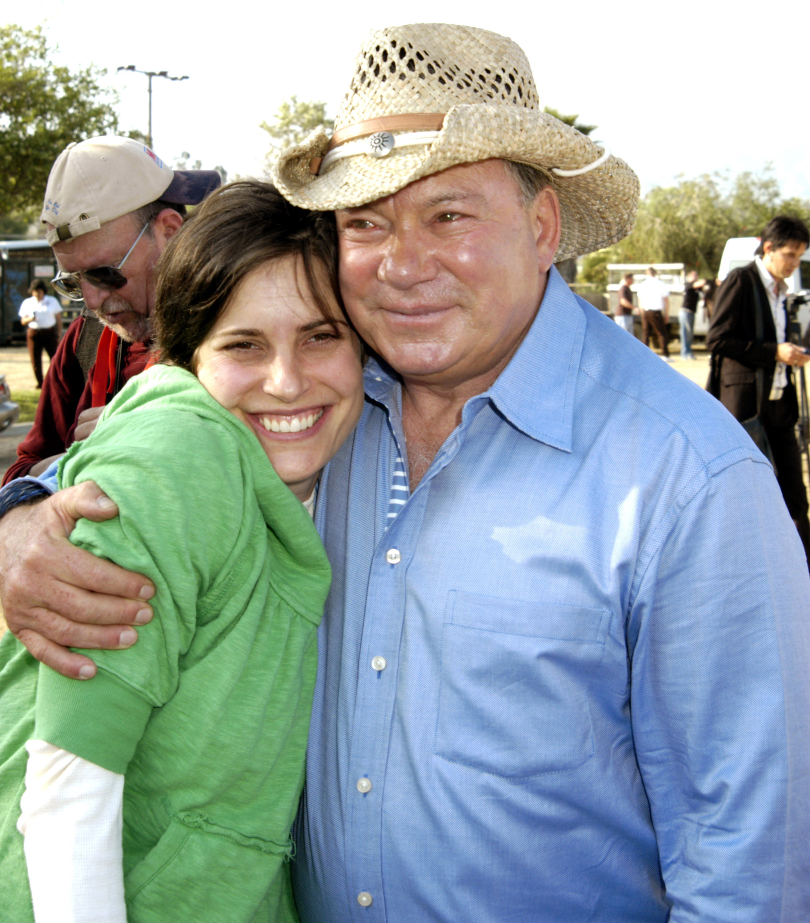 Melanie Shatner and her father, William Shatner, during the Wells Fargo Hollywood Charity Horse Show at Los Angeles Equestrian Center on April 29, 2006 in Burbank, California. | Source: Getty Images