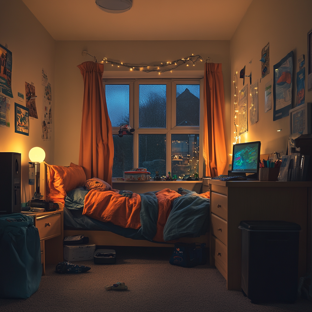 A childhood bedroom | Source: Midjourney