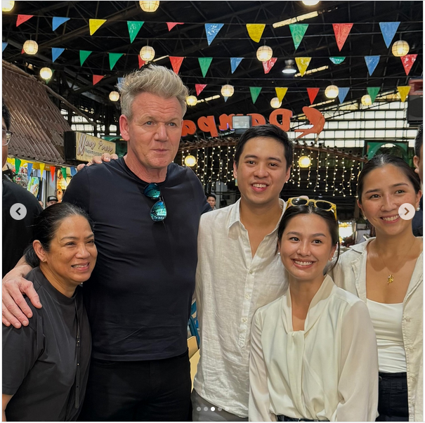 Margarita Forés with Gordon Ramsay and their team, from a post dated January 22, 2025 | Source: Instagram/margaritafores