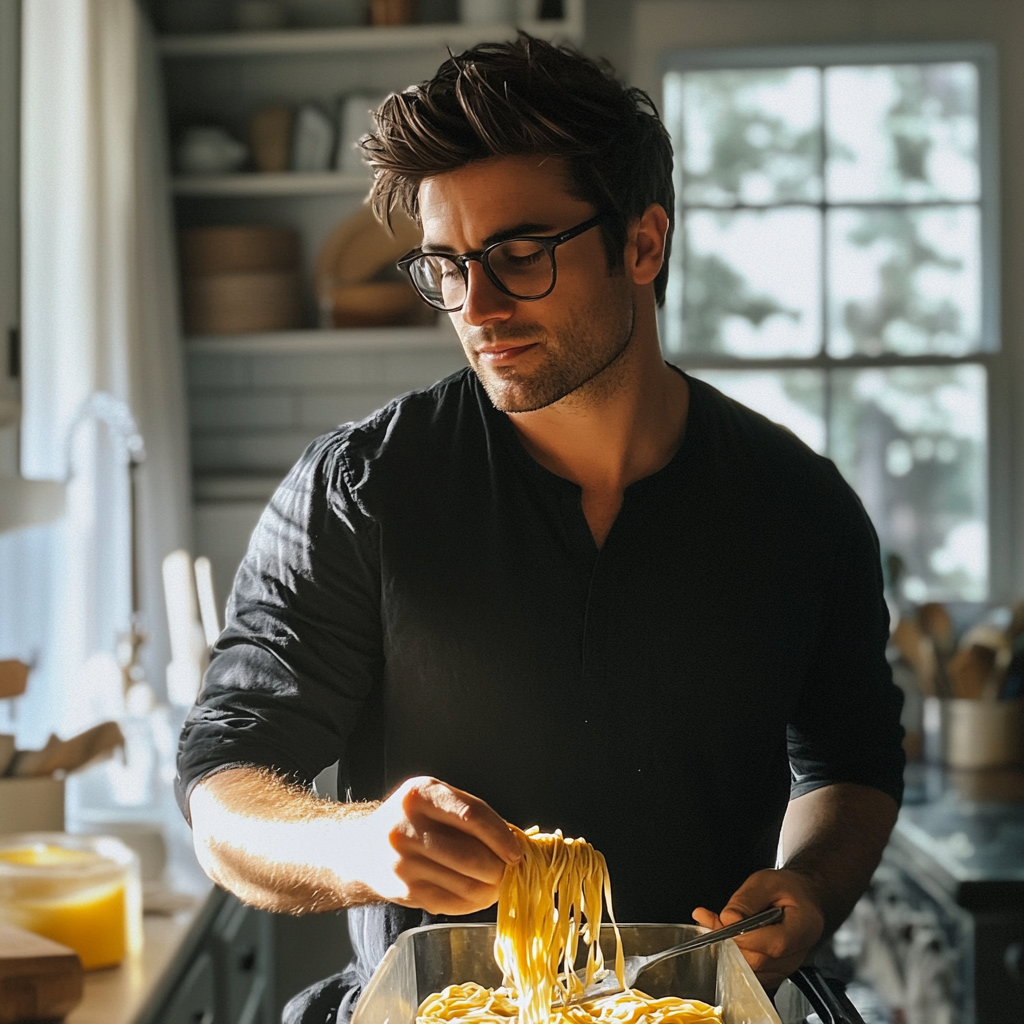 A man in the kitchen | Source: Midjourney