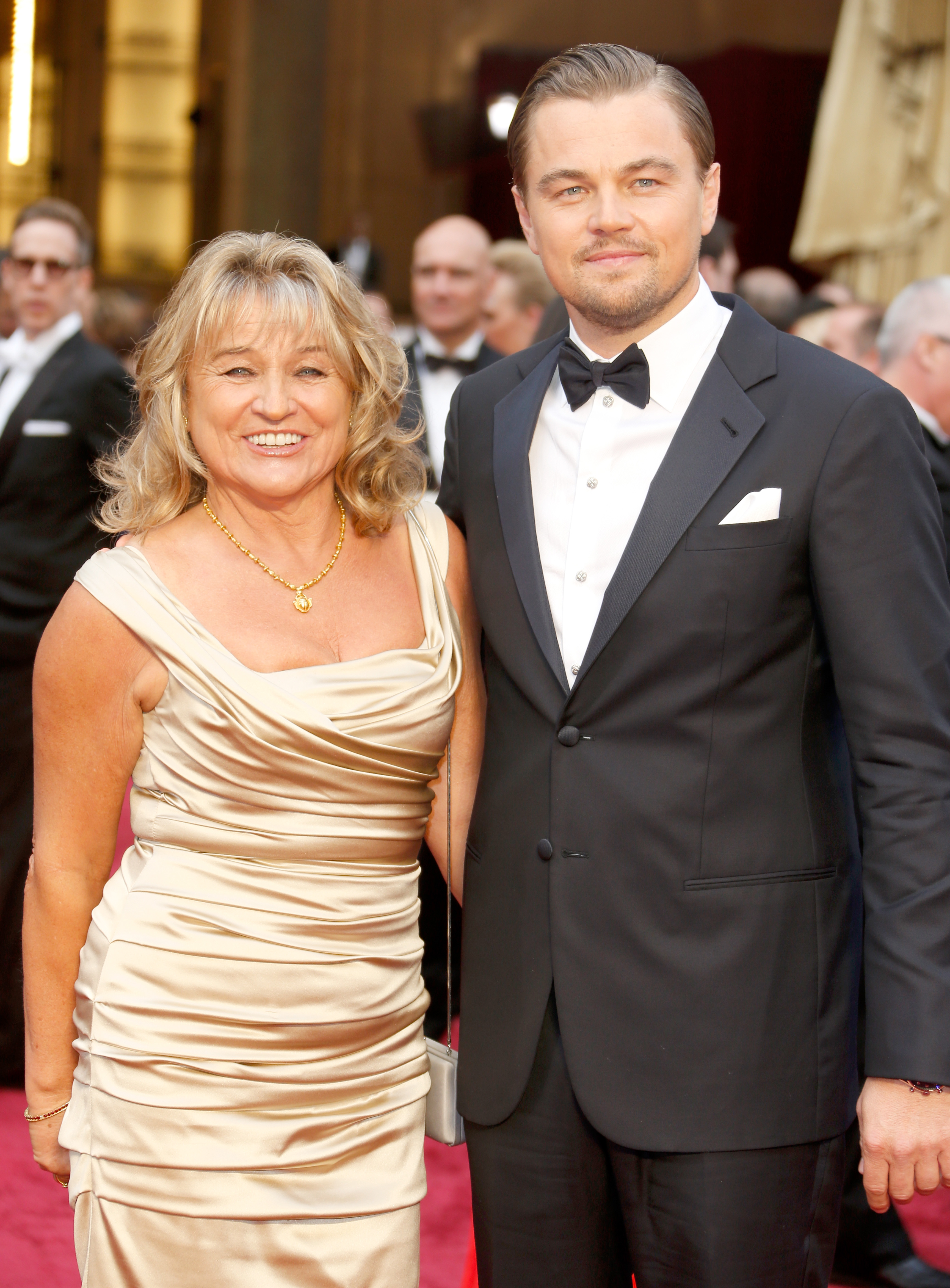 Irmelin Indenbirken and Leonardo DiCaprio attend the 86th Oscars on March 2, 2014 | Source: Getty Images