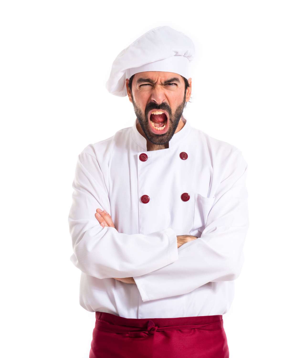 A baker yelling | Source: Freepik
