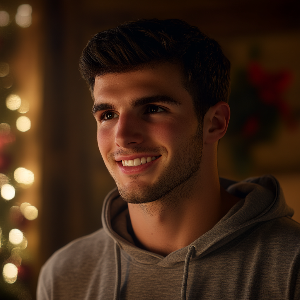 Portrait of a smiling young man | Source: Midjourney