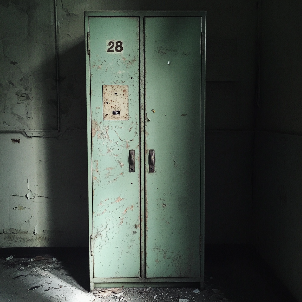 An old and rusted locker | Source: Midjourney