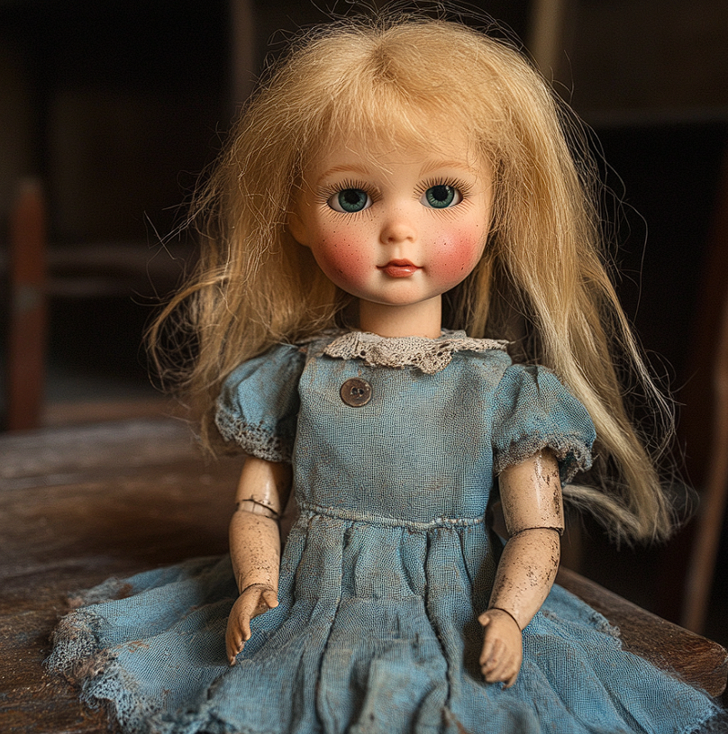 A doll on a table | Source: Midjourney