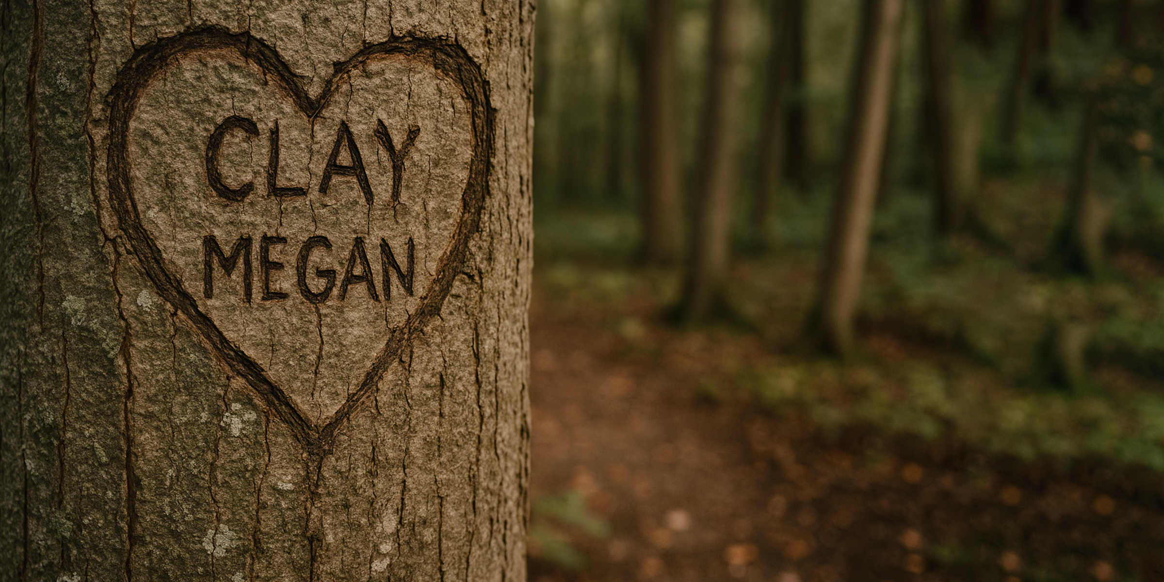 A heart shape on a tree | Source: Sora
