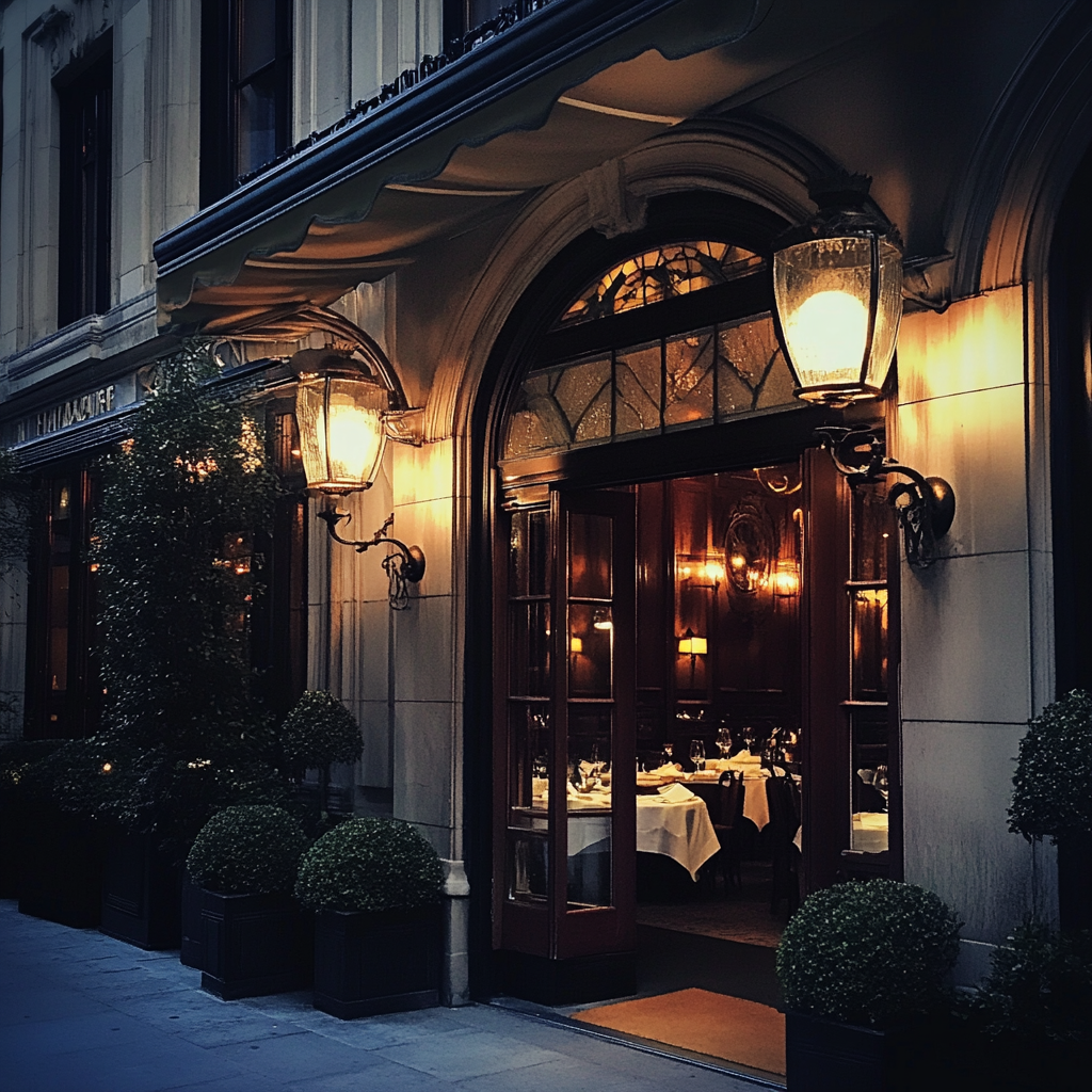 The exterior of a restaurant | Source: Midjourney