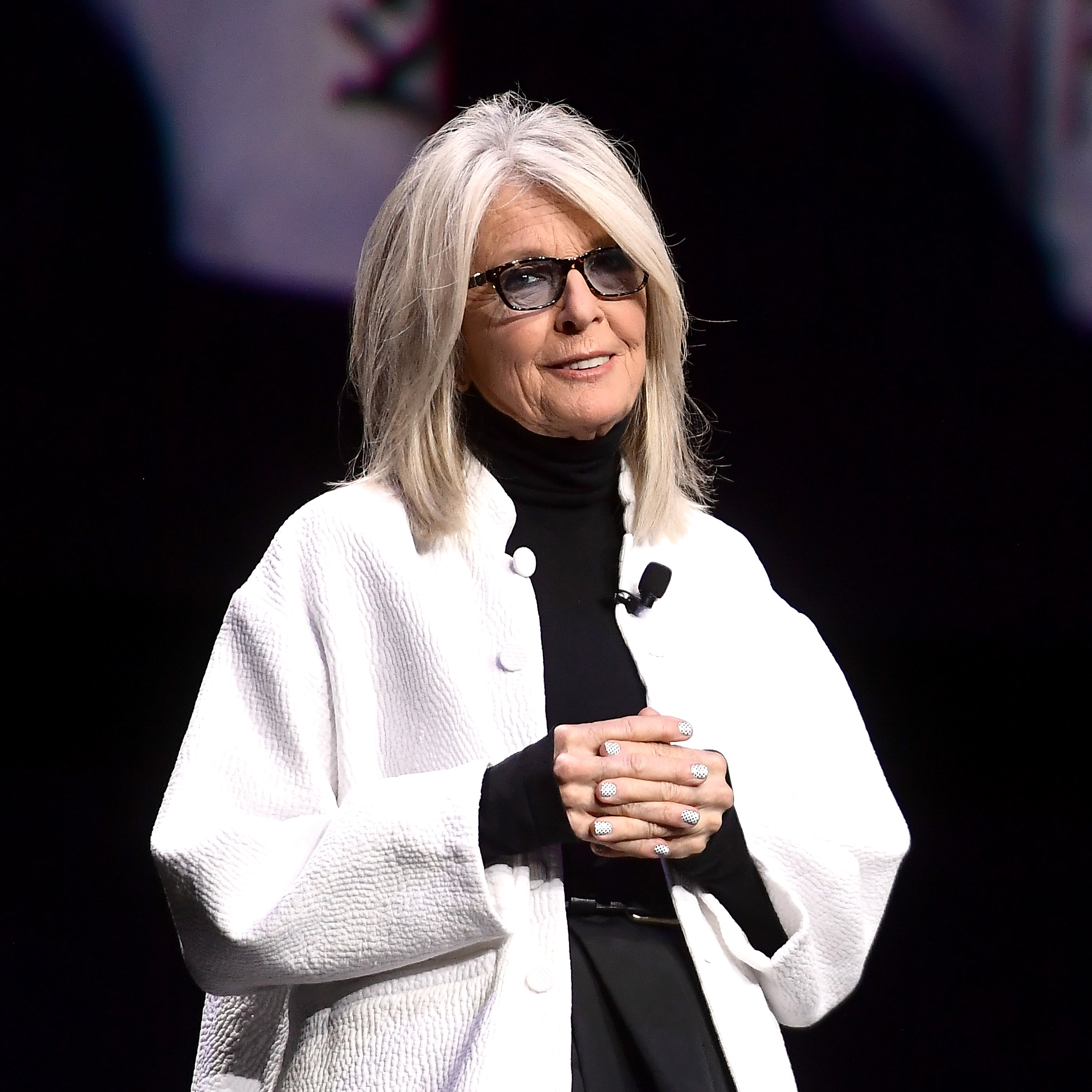 Diane Keaton speaks onstage at CinemaCon 2019 The State of the Industry and STXfilms Presentation at The Colosseum at Caesars Palace on April 2, 2019, in Las Vegas, Nevada. | Source: Getty Images