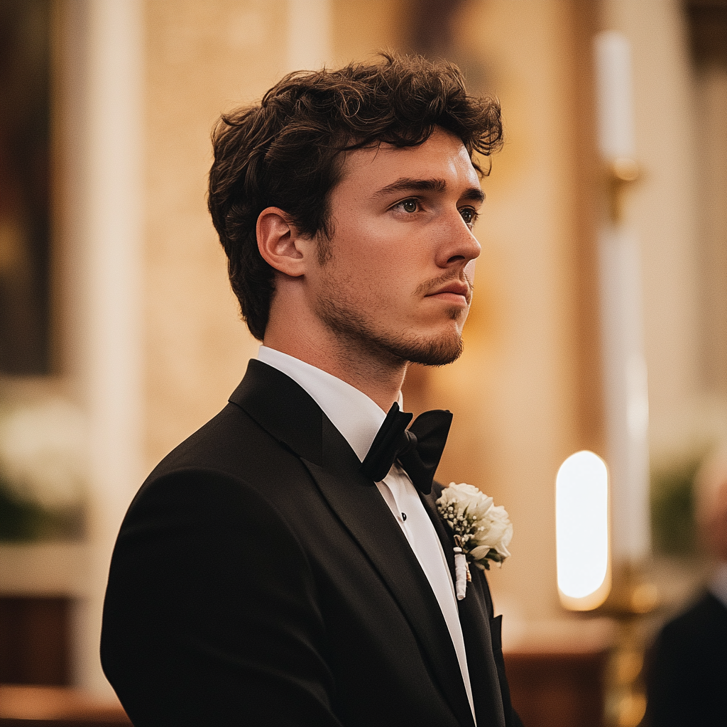 A close up of a groom | Source: Midjourney