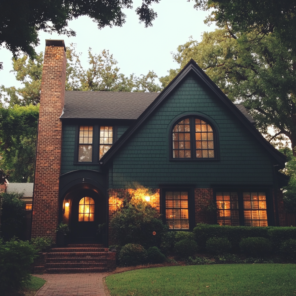 The exterior of a house | Source: Midjourney