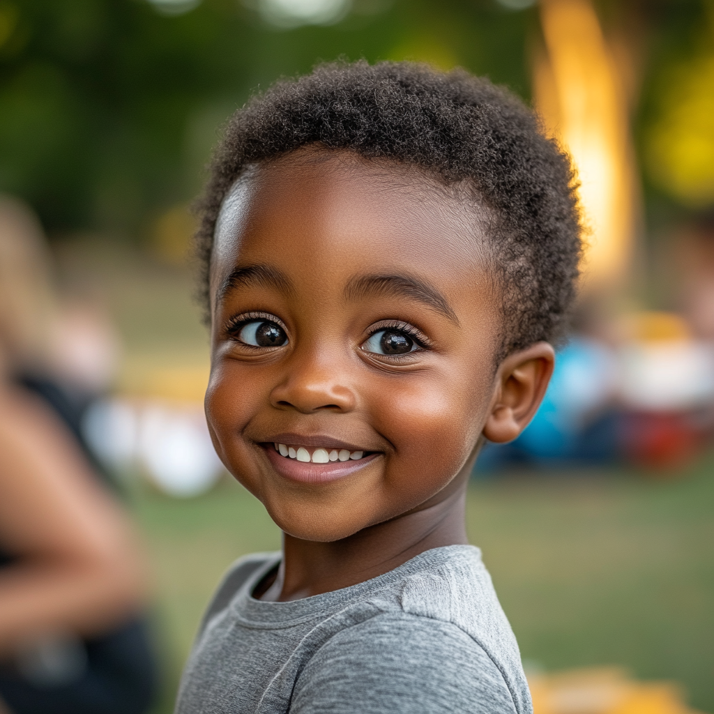 A happy little boy | Source: Midjourney