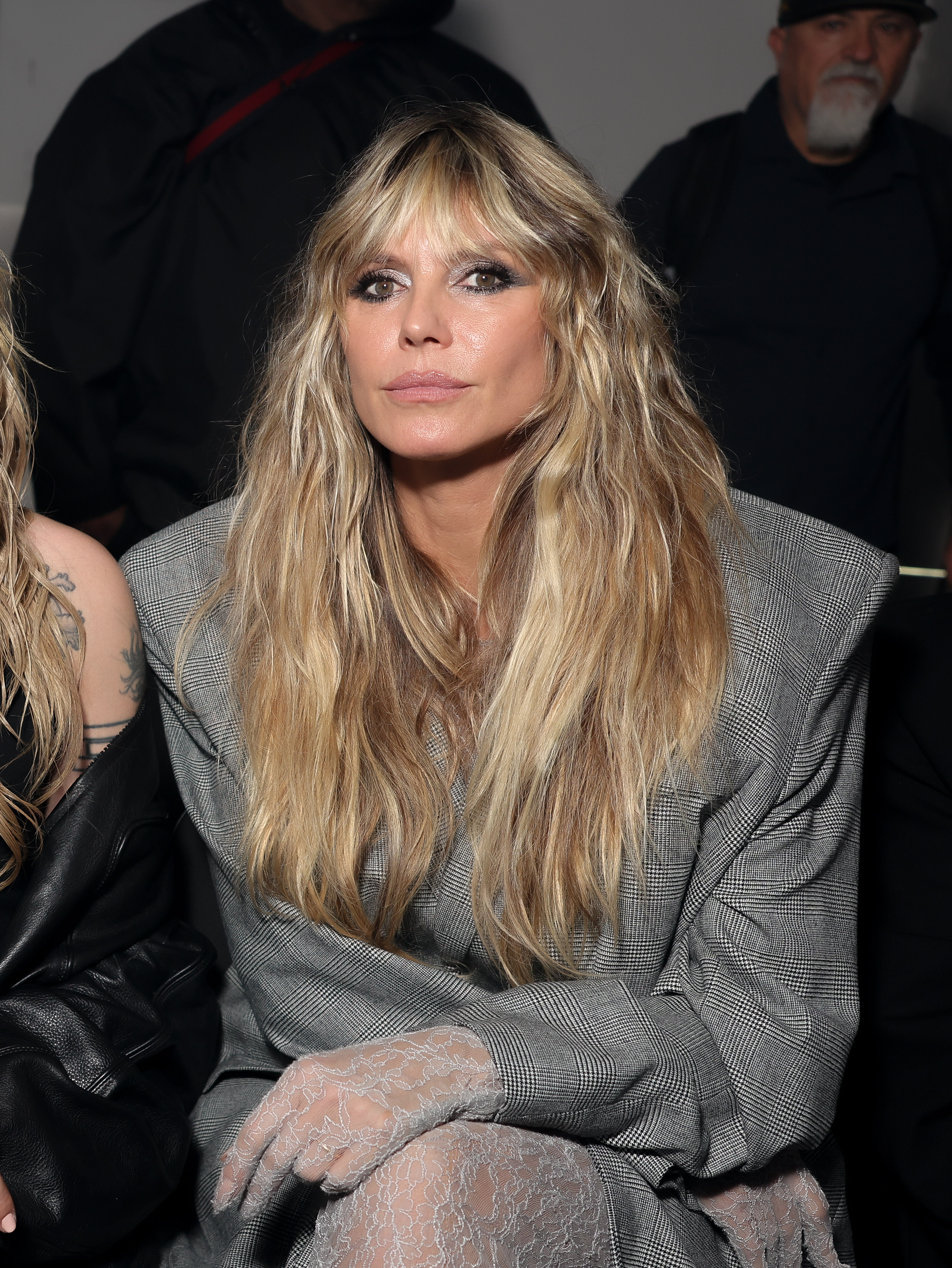 Heidi Klum attends the VETEMENTS Womenswear Spring/Summer 2026 show as part of Paris Fashion Week on October 3, 2025, in Paris, France. | Source: Getty Images