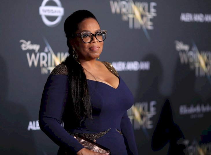 Oprah Winfrey at the premiere of Disney's "A Wrinkle In Time" at the El Capitan Theatre on February 26, 2018, in Los Angeles, California. | Photo by Christopher Polk/Getty Images