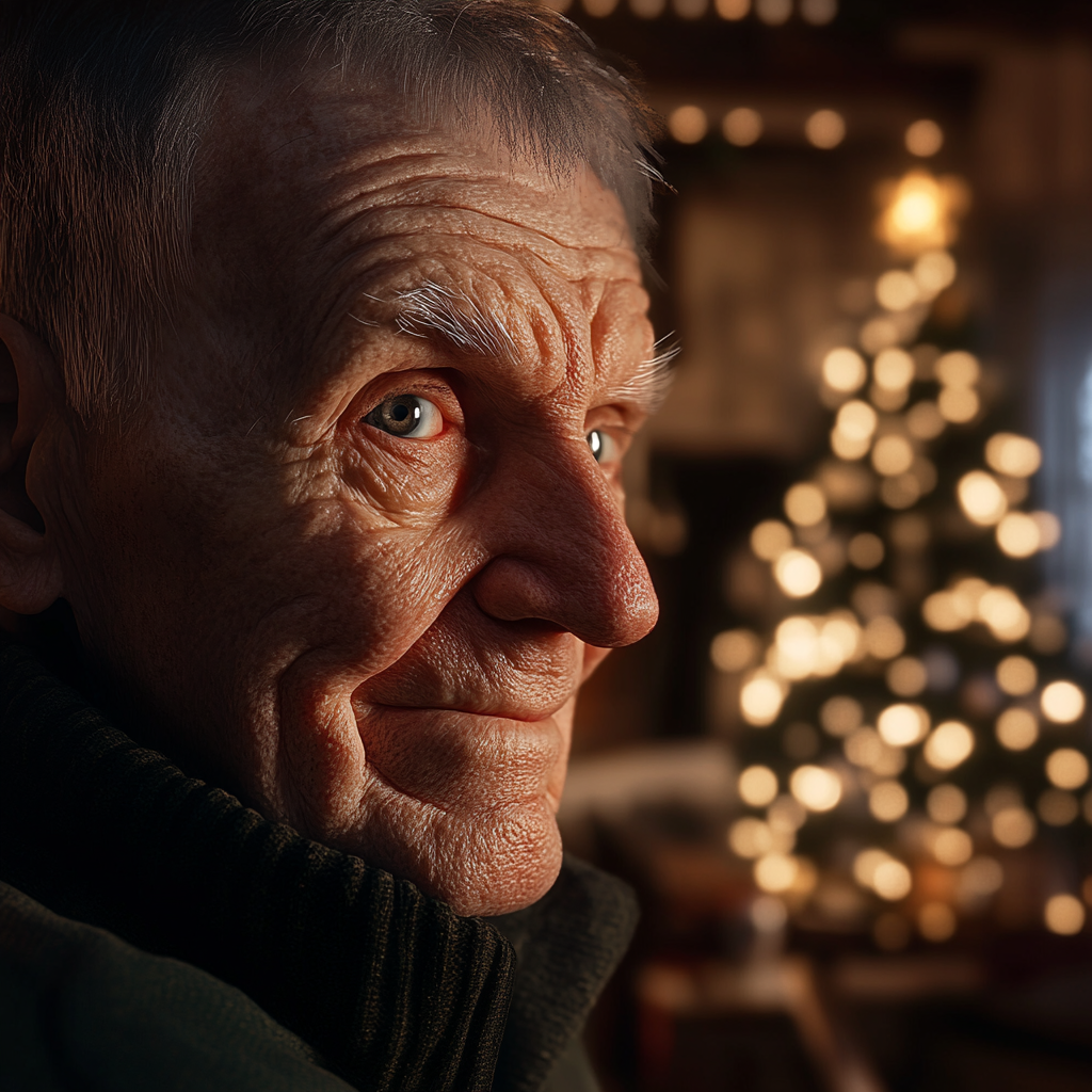 An older man smiling | Source: Midjourney