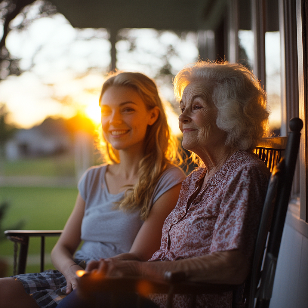 A happy mother and daughter | Source: Midjourney