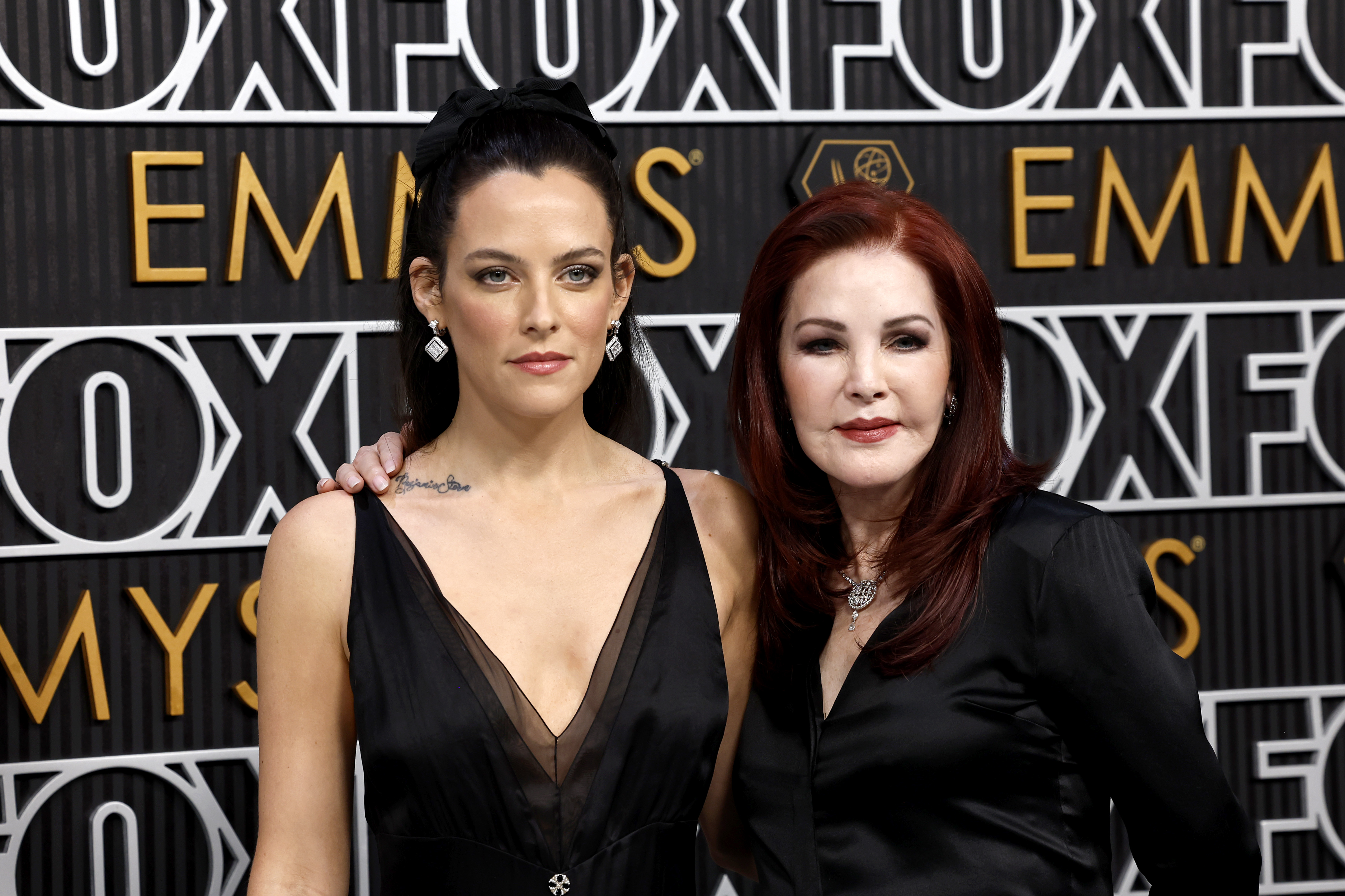 Priscilla Presley and granddaughter Riley Keough attend the 75th Primetime Emmy Awards in Los Angeles, California, in January 2024, sharing a public appearance amid the family’s recent period of grief and change. | Source: Getty Images