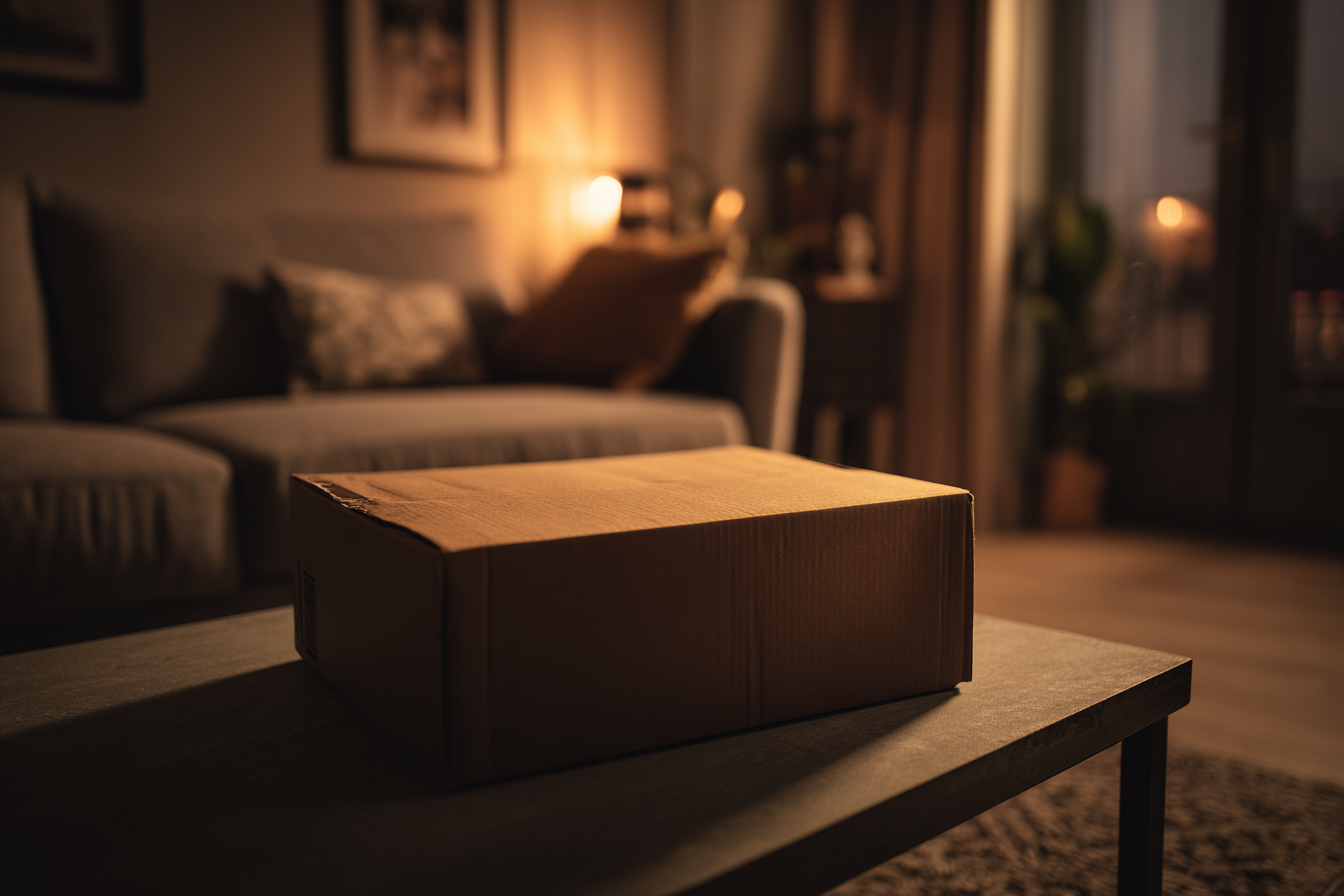 A box on a table | Source: Midjourney