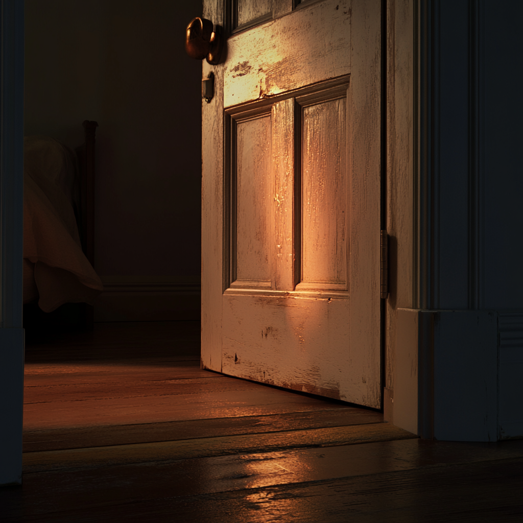 A bedroom door | Source: Midjourney