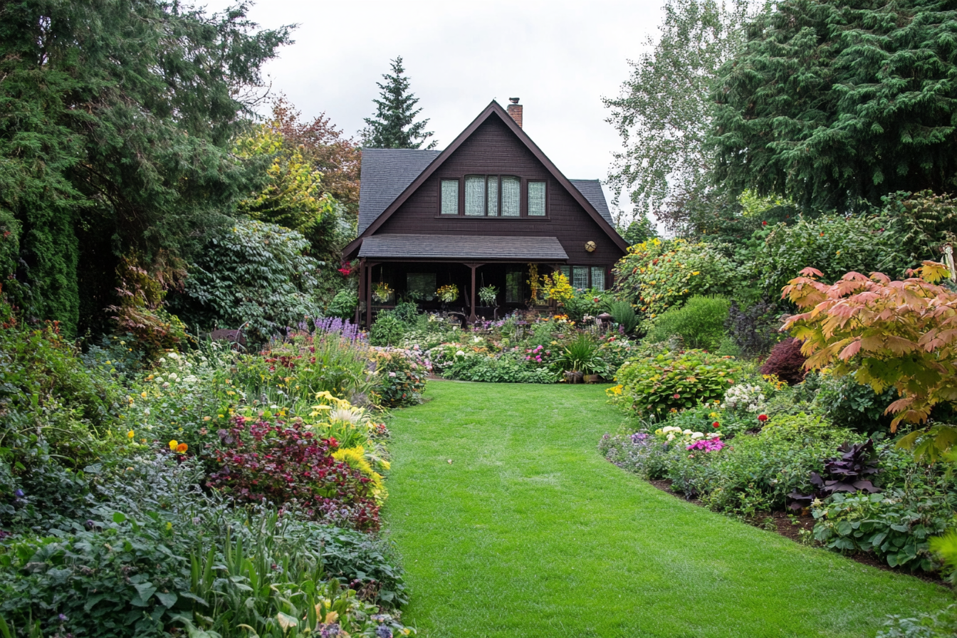 A cottage nestled in a lush garden | Source: Midjourney