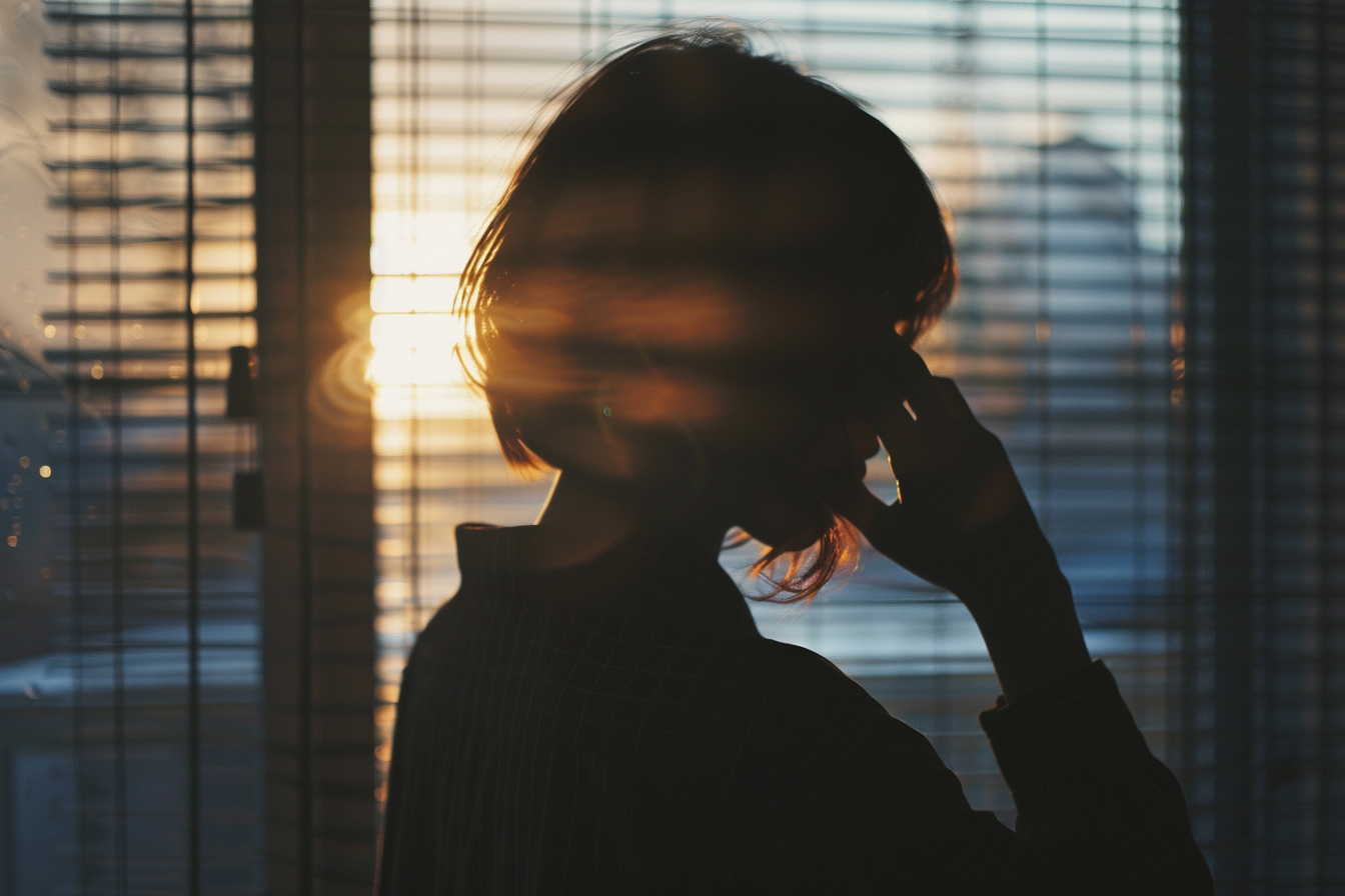 A distressed woman | Source: Midjourney