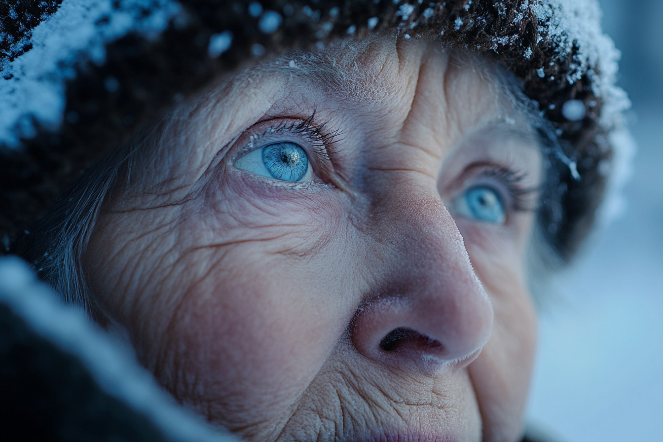 Une femme âgée dans le froid | Source : Midjourney